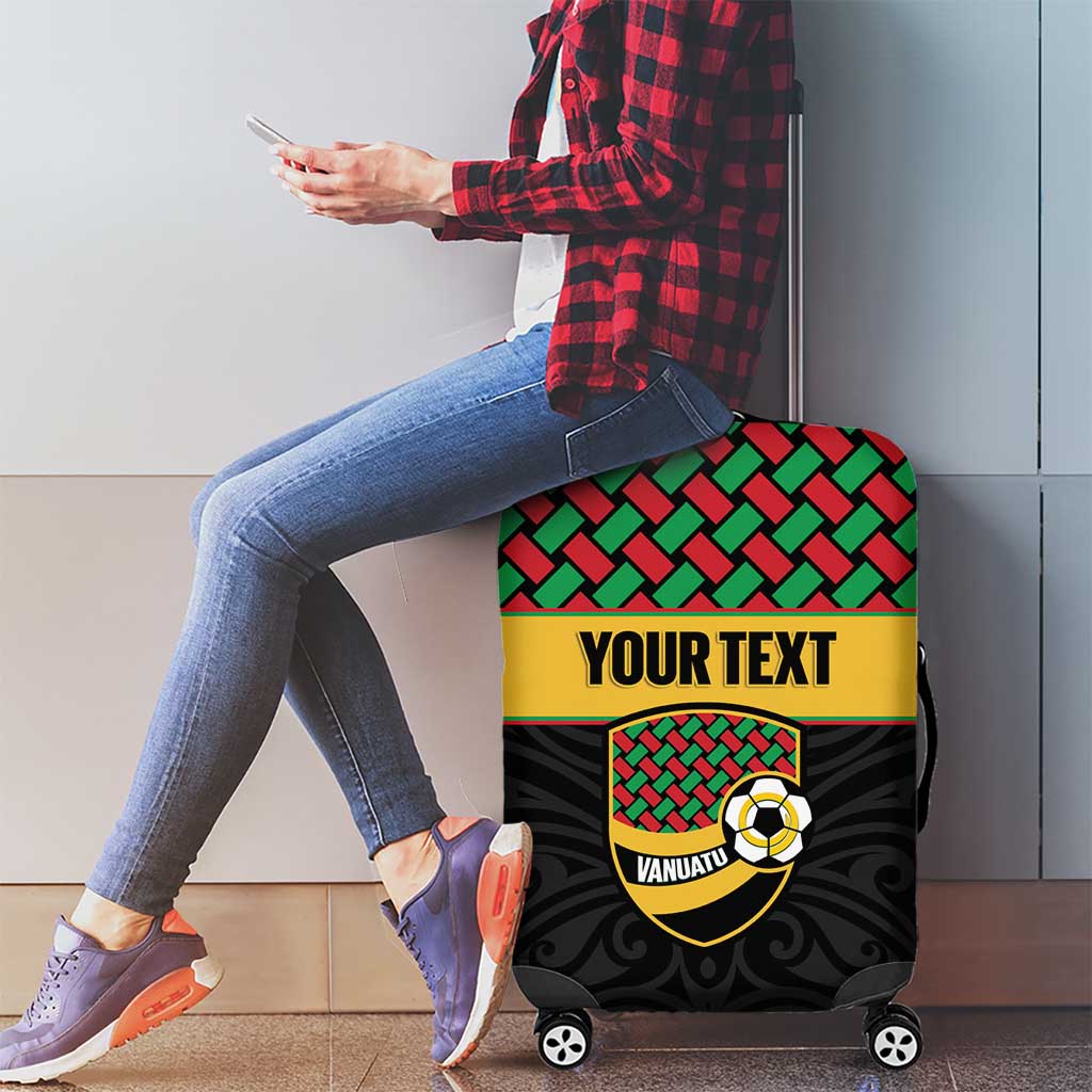 Vanuatu Football Custom Luggage Cover Go Chiefs Basket-weave Pattern LT14 - Polynesian Pride