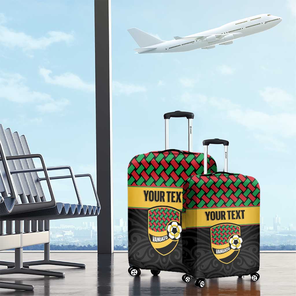 Vanuatu Football Custom Luggage Cover Go Chiefs Basket-weave Pattern LT14 - Polynesian Pride