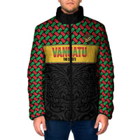 Vanuatu Football Custom Padded Jacket Go Chiefs Basket-weave Pattern