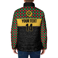 Vanuatu Football Custom Padded Jacket Go Chiefs Basket-weave Pattern