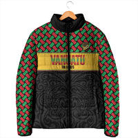 Vanuatu Football Custom Padded Jacket Go Chiefs Basket-weave Pattern