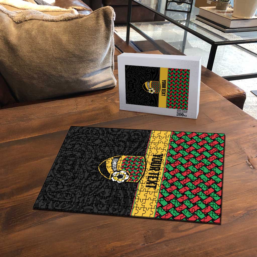 Vanuatu Football Custom Puzzle Go Chiefs Basket-weave Pattern