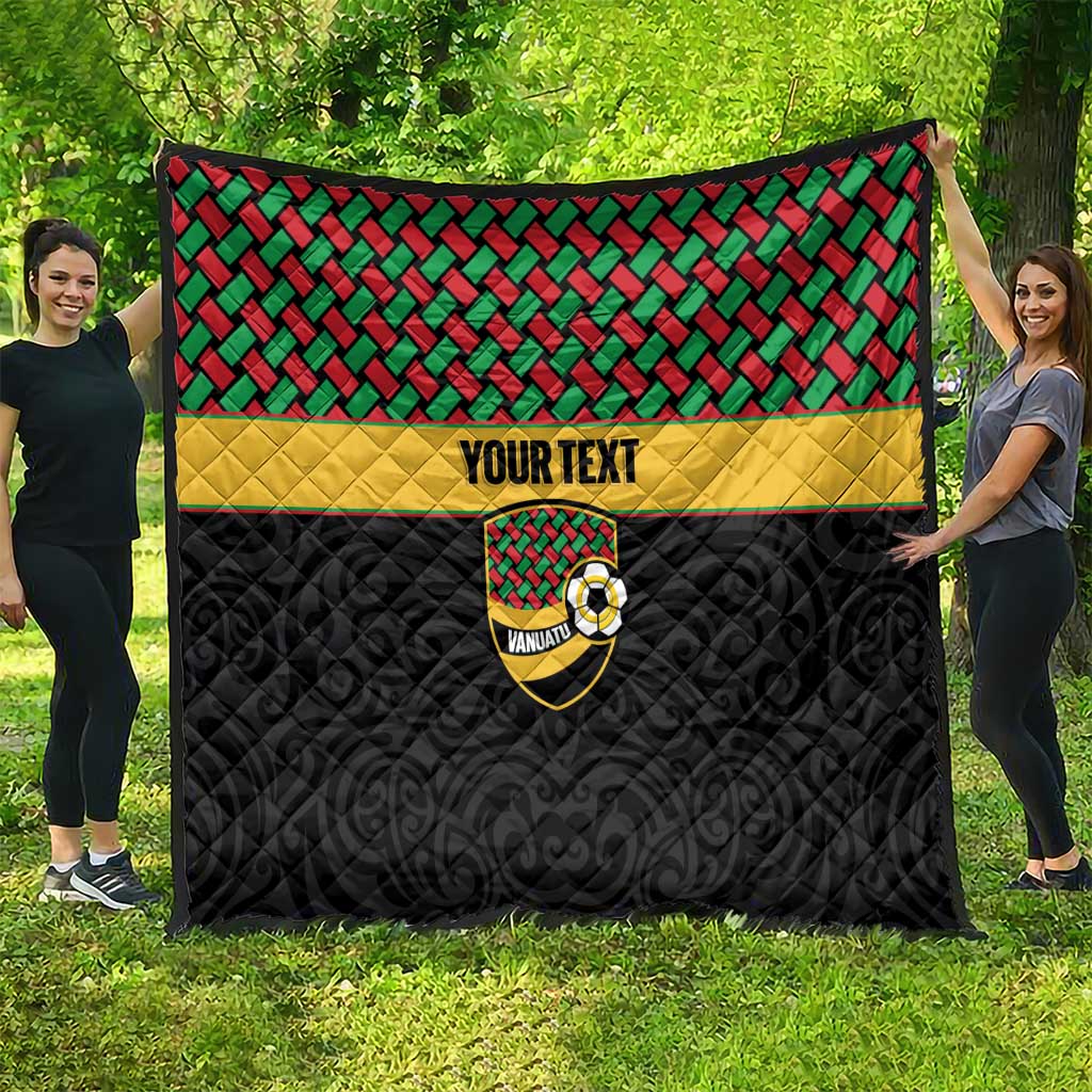 Vanuatu Football Custom Quilt Go Chiefs Basket-weave Pattern LT14 - Polynesian Pride