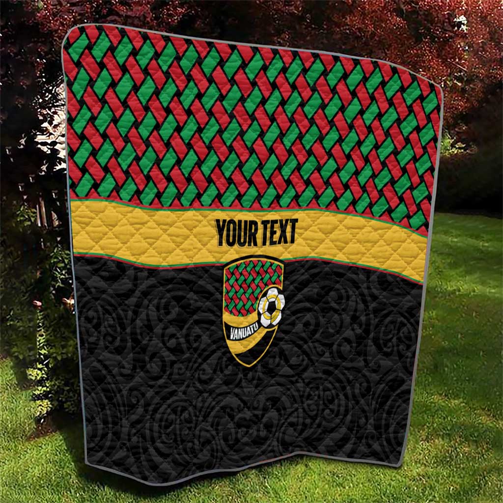 Vanuatu Football Custom Quilt Go Chiefs Basket-weave Pattern LT14 - Polynesian Pride