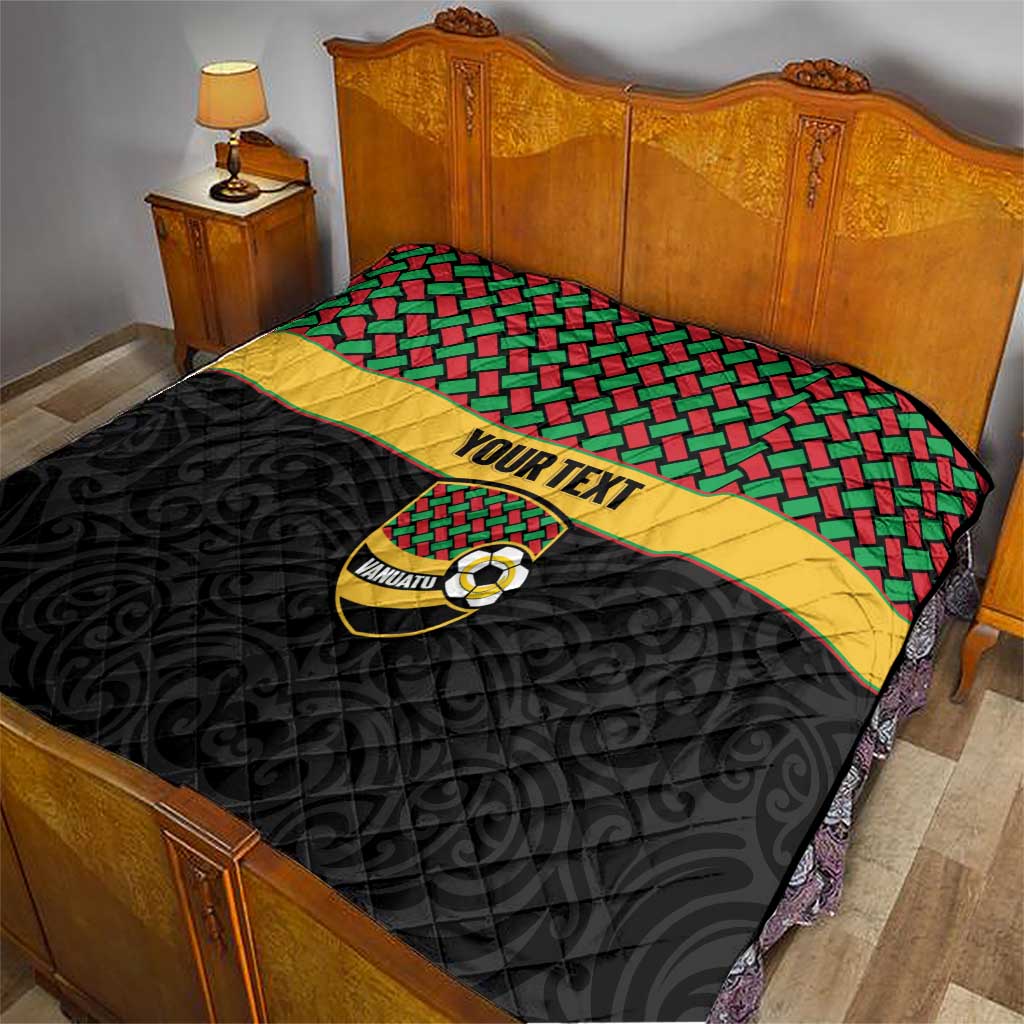 Vanuatu Football Custom Quilt Go Chiefs Basket-weave Pattern LT14 - Polynesian Pride