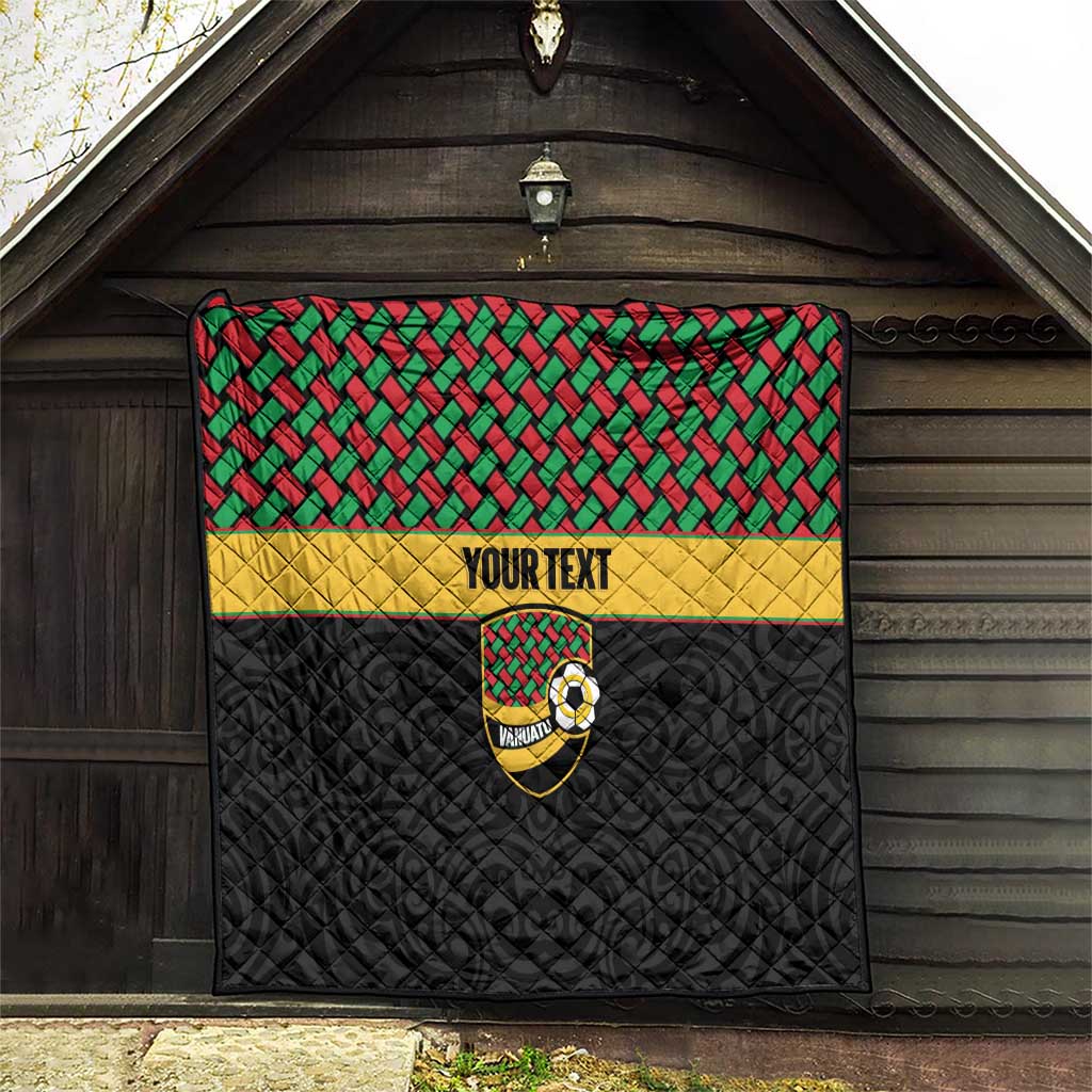 Vanuatu Football Custom Quilt Go Chiefs Basket-weave Pattern LT14 - Polynesian Pride