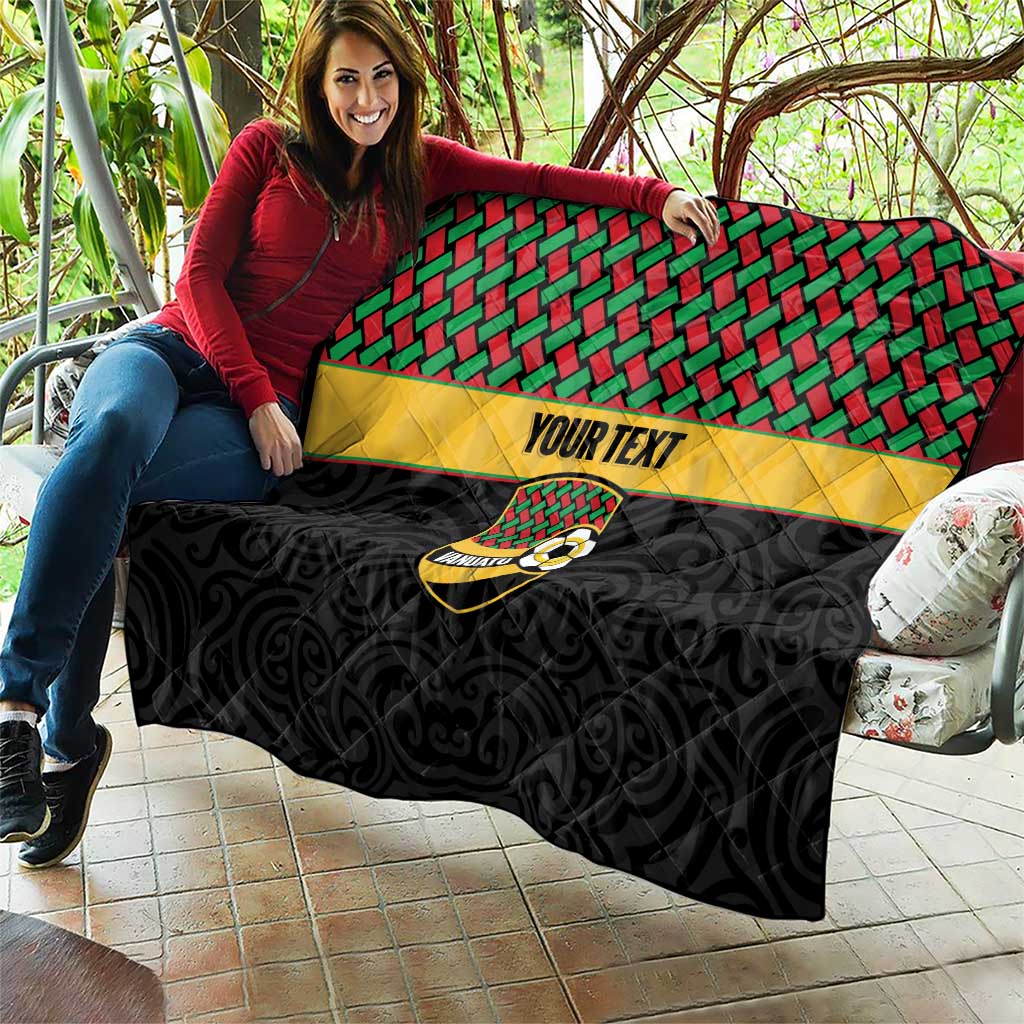Vanuatu Football Custom Quilt Go Chiefs Basket-weave Pattern LT14 - Polynesian Pride