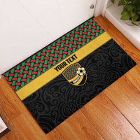 Vanuatu Football Custom Rubber Doormat Go Chiefs Basket-weave Pattern LT14 - Polynesian Pride