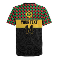 Vanuatu Football Custom Rugby Jersey Go Chiefs Basket-weave Pattern