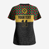 Vanuatu Football Custom Scrub Top Go Chiefs Basket-weave Pattern LT14 - Polynesian Pride