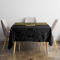 Vanuatu Football Custom Tablecloth Go Chiefs Basket-weave Pattern