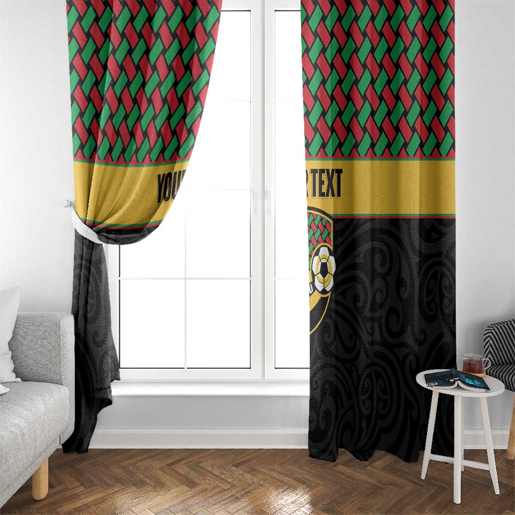 Vanuatu Football Custom Window Curtain Go Chiefs Basket-weave Pattern LT14 - Polynesian Pride