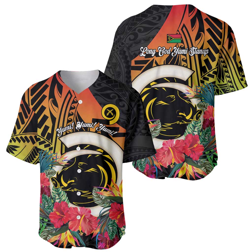 Vanuatu Boar Tusk Yumi Yumi Yumi Baseball Jersey Independens Dei Long God Yumi Stanap
