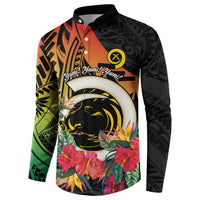 Vanuatu Boar Tusk Yumi Yumi Yumi Button Sweatshirt Independens Dei Long God Yumi Stanap