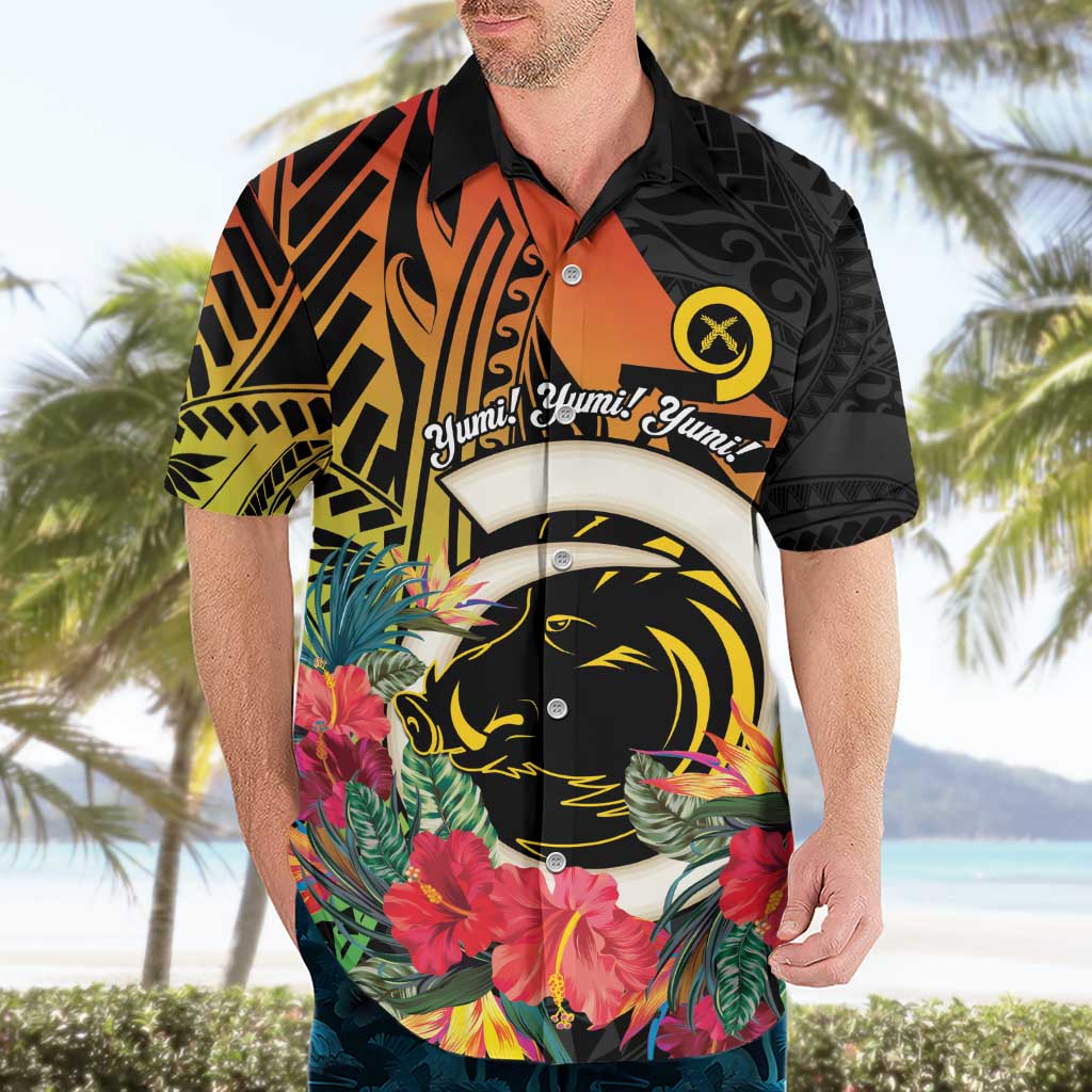 Vanuatu Boar Tusk Yumi Yumi Yumi Hawaiian Shirt Independens Dei Long God Yumi Stanap