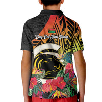 Vanuatu Boar Tusk Yumi Yumi Yumi Kid Polo Shirt Independens Dei Long God Yumi Stanap