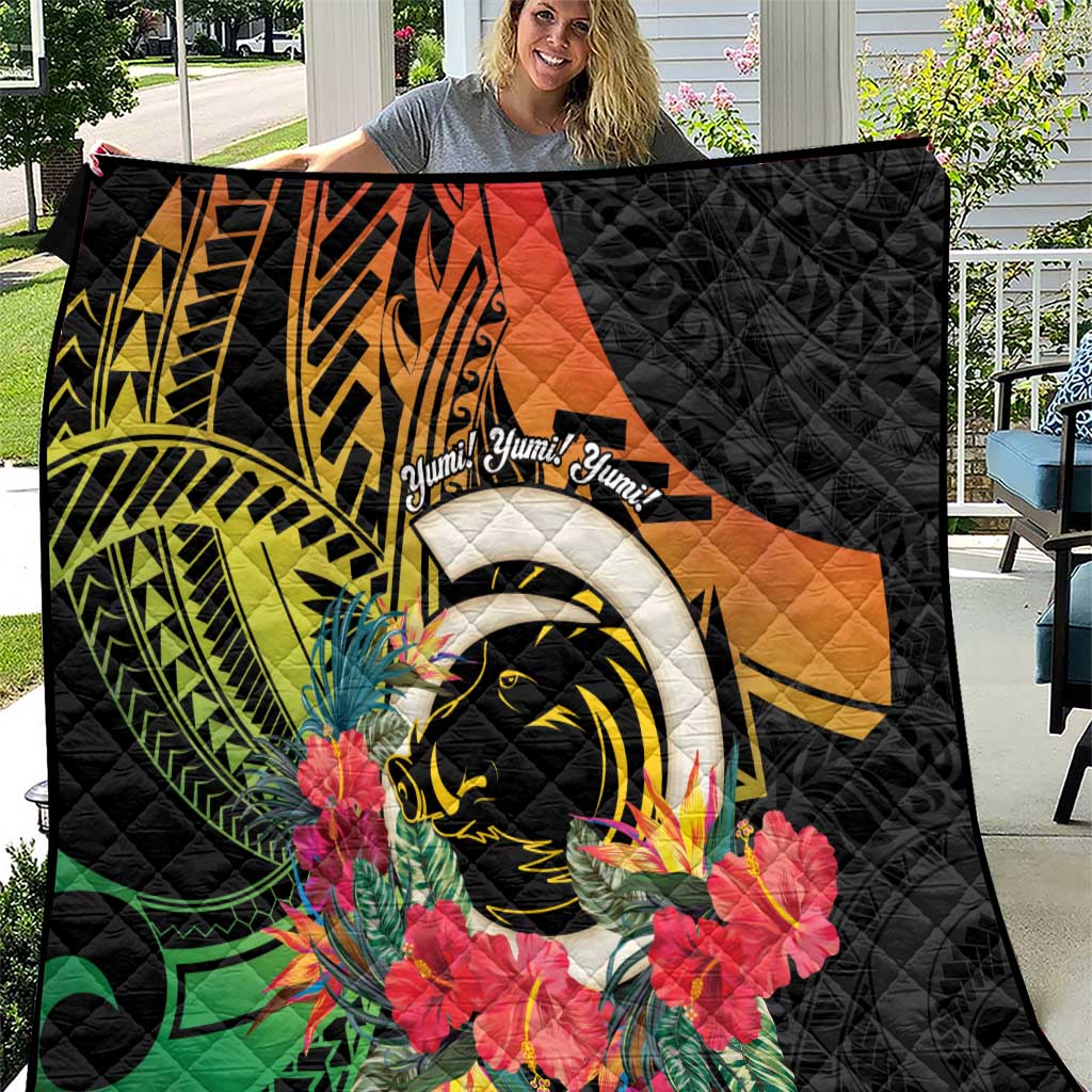 Vanuatu Boar Tusk Yumi Yumi Yumi Quilt Independens Dei Long God Yumi Stanap