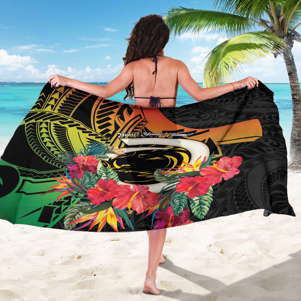 Vanuatu Boar Tusk Yumi Yumi Yumi Sarong Independens Dei Long God Yumi Stanap LT14 - Polynesian Pride