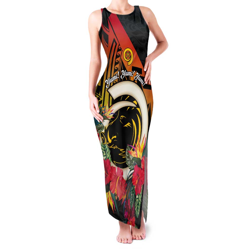 Vanuatu Boar Tusk Yumi Yumi Yumi Tank Maxi Dress Independens Dei Long God Yumi Stanap