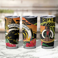 Vanuatu Boar Tusk Yumi Yumi Yumi Tumbler Cup Independens Dei Long God Yumi Stanap LT14 - Polynesian Pride