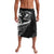 Black Polynesia Lavalava Tribal Pattern Tropical Frangipani
