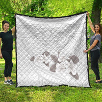 White Polynesia Quilt Tribal Pattern Tropical Frangipani LT14 - Polynesian Pride