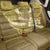 Gold Polynesia Back Car Seat Cover Tribal Pattern Tropical Frangipani