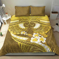 Gold Polynesia Bedding Set Tribal Pattern Tropical Frangipani LT14 - Polynesian Pride