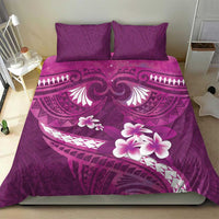 Pink Polynesia Bedding Set Tribal Pattern Tropical Frangipani LT14 - Polynesian Pride