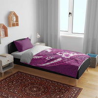 Pink Polynesia Bedding Set Tribal Pattern Tropical Frangipani LT14 - Polynesian Pride