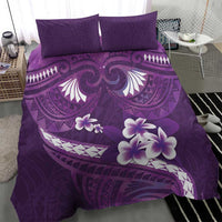 Purple Polynesia Bedding Set Tribal Pattern Tropical Frangipani LT14 - Polynesian Pride