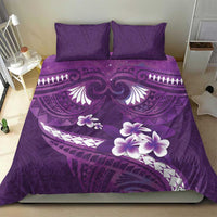 Purple Polynesia Bedding Set Tribal Pattern Tropical Frangipani LT14 - Polynesian Pride