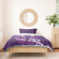 Purple Polynesia Bedding Set Tribal Pattern Tropical Frangipani LT14 - Polynesian Pride