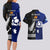 New Zealand and Scotland Rugby Couples Matching Long Sleeve Bodycon Dress and Hawaiian Shirt All Black Maori With Thistle Together LT14 - Polynesian Pride