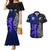 New Zealand and Scotland Rugby Couples Matching Mermaid Dress And Hawaiian Shirt All Black Maori With Thistle Together LT14 Black - Polynesian Pride