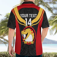 Custom Papua New Guinea Rugby Hawaiian Shirt Port Moresby Vipers PNG Polynesian Pattern LT14 - Polynesian Pride