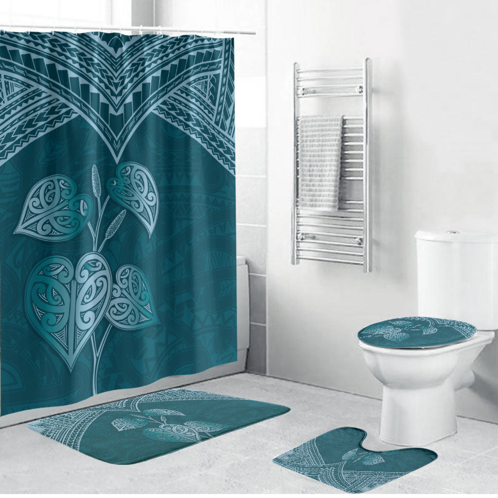 Cyan New Zealand Kawakawa Maori Ngaru Bathroom Set