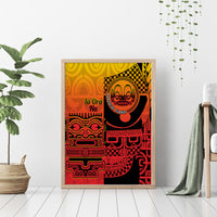 Ia Ora Na Marquesas Islands Canvas Wall Art Mata Tiki Marquesan Tattoo LT14 - Polynesian Pride