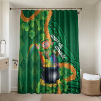 St Patrick's Day Hawaii Bathroom Set Hauoli Maoli Funny Shaka Leprechaun
