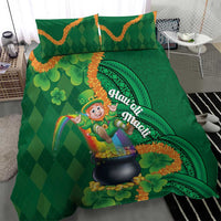 St Patrick's Day Hawaii Bedding Set Hauoli Maoli Funny Shaka Leprechaun LT14 - Polynesian Pride