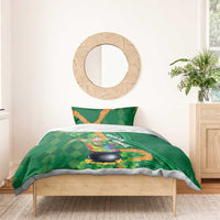 St Patrick's Day Hawaii Bedding Set Hauoli Maoli Funny Shaka Leprechaun LT14 - Polynesian Pride