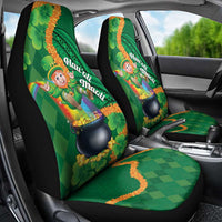 St Patrick's Day Hawaii Car Seat Cover Hauoli Maoli Funny Shaka Leprechaun