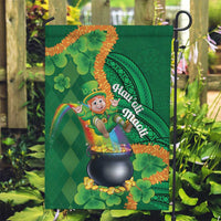 St Patrick's Day Hawaii Garden Flag Hauoli Maoli Funny Shaka Leprechaun