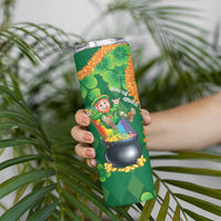 St Patrick's Day Hawaii Skinny Tumbler Hauoli Maoli Funny Shaka Leprechaun