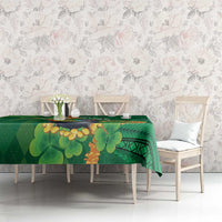 St Patrick's Day Hawaii Tablecloth Hauoli Maoli Funny Shaka Leprechaun LT14 - Polynesian Pride