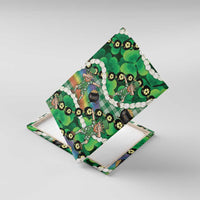 St Patrick's Day Palaka Hawaii Canvas Wall Art Kukui Nut Pikake Lei Shamrock Dabbing Leprechaun