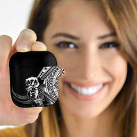 Hafa Adai Guam Discovery Day AirPods Case Chamorro Latte Stone Hand Black Version LT14 - Polynesian Pride