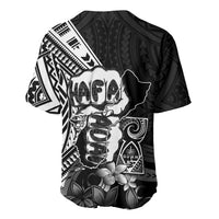 Hafa Adai Guam Discovery Day Baseball Jersey Chamorro Latte Stone Hand Black Version