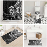Hafa Adai Guam Discovery Day Bathroom Set Chamorro Latte Stone Hand Black Version