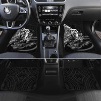 Hafa Adai Guam Discovery Day Car Mats Chamorro Latte Stone Hand Black Version